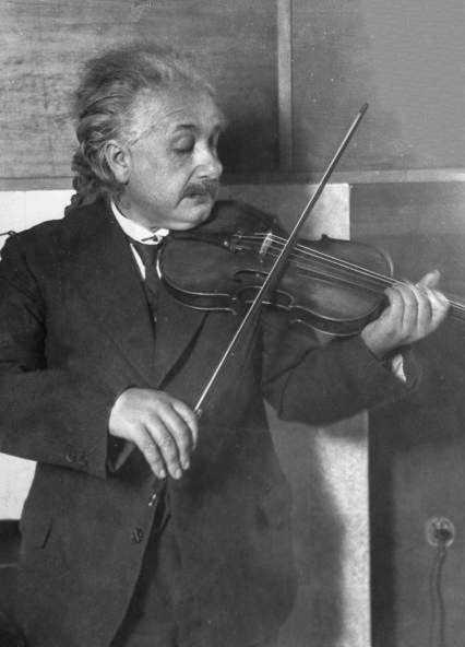 Music played an important role in Einstein’s life. Some of his scientific discoveries sprang forth from the inspiration and imagination that he accessed through music. (E. O. Hoppe via Wikimedia Commons)
