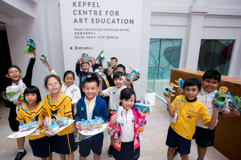 Singaporean artist Ms Chng Seok Tin thinks that taking children to museums and galleries is an important first step in instilling an appreciation for the arts in Singaporeans schools. (http://www.youngparents.com.sg?)