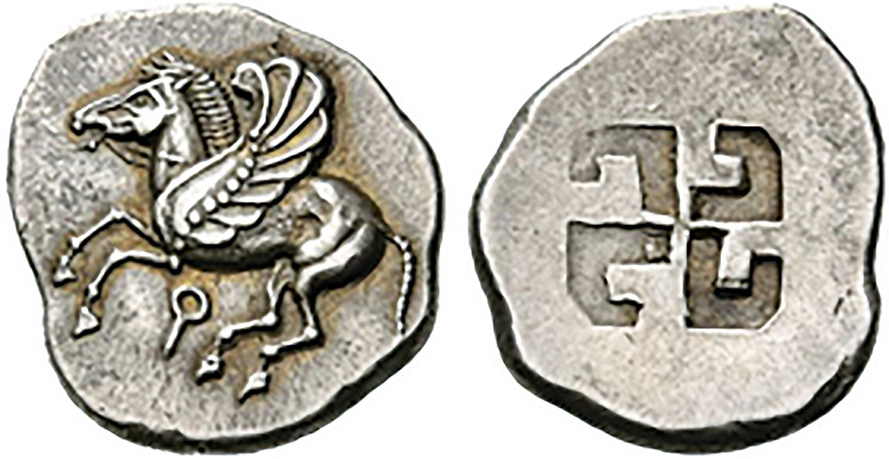 A Greek coin